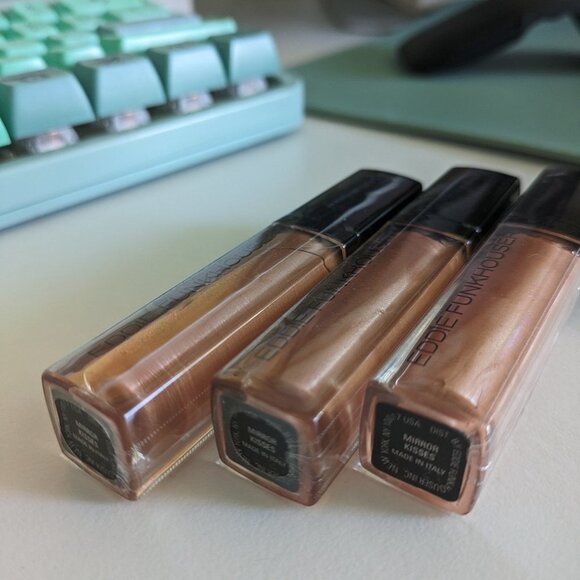 🌸 Eddie Funkhouser Mirror Kisses Hydrating Lip Gloss Vegan & Hypoallergenic - Picture 2 of 7
